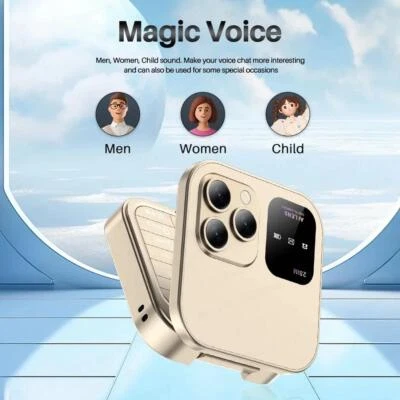 Mini Flip Mobile Phone 2 SIM Card Small Display Foldable Cell Phone ⊹ - Image 1 of 4