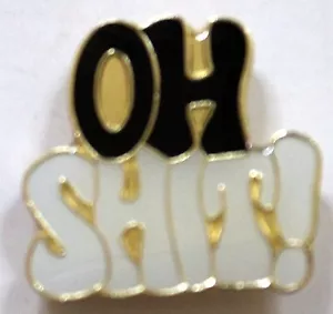 OH Sh*t! Pin Bad Day Jacke Bindeband Revers Mütze Biker Enthusiast Motorrad Metall - Bild 1 von 1
