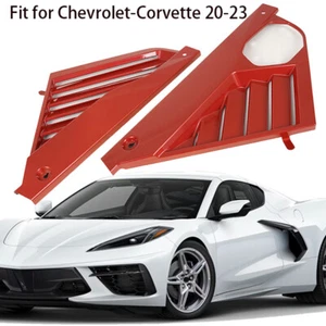 Engine Bay Panel Guard Cover RED for Corvette C8 2020 2021 2022-24 High Quality - Picture 1 of 17