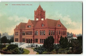Santa Ana, California Court House - c1910 Cartolina - Foto 1 di 2