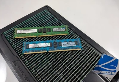 HP 500202-061 2GB 2Rx8 PC3-10600R-9-10-B0 Memory PC3-10600R-9-11-B0 - Image 1 of 3