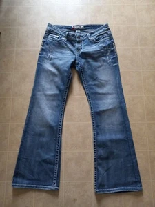 BKE Buckle Women's Sabrina Stretch Low Rise Boot Cut Jeans 28x29 1/2 - Imagen 1 de 3
