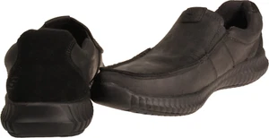 Skechers Brendo - Moris Hombre Mocasín Sin Cordones Cuero Negro EE. UU. Talla 13 - Imagen 1 de 3
