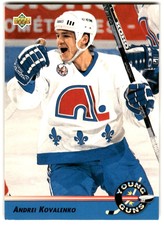 1992-93 Upper Deck Young Guns Andrei Kovalenko Rookie #567 Quebec Nordiques
