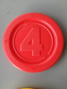 PARTS FOR Giant Connect 4: Hasbro's Original Connect4 Game 1-RED DISC - Picture 1 of 10