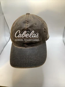 Cabela's Hamburg, Pennsylvania Strapback Hat Brown One Size Embroidered Outdoor - Picture 1 of 8
