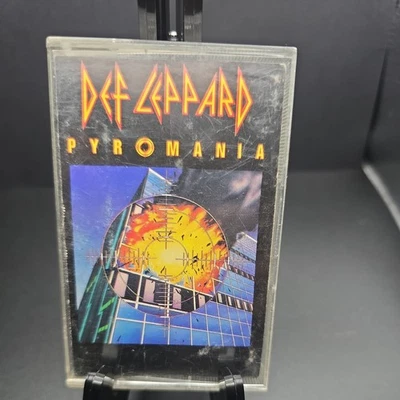DEF LEPPARD - PYROMANIA CASSETTE TAPE LIKE NEW OOP  - Image 1 of 3