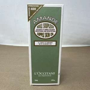 Aceite flexible para la piel de almendras L'occitane Amande 100 ml botella de chorro suavizante de 3,3 oz - Imagen 1 de 3