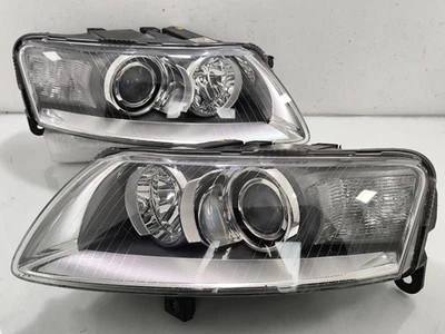 ORIGINAL AUDI A6 2005-2008 XENON HID Headlight Head Lamp Light OEM LH + RH 1Pair — 第 1/4 张图片