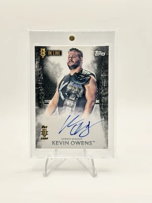 2015 Topps WWE Undisputed - Kevin Owens - Auto Rookie RC BLACK /50 - Image 1 of 2