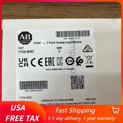 1734-IE8C 2022 SER C NEW Allen Bradley POINT I/O 8 Point Analog Input Module US - Image 1 of 4