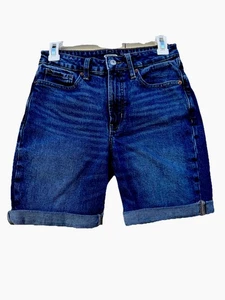 Old Navy Damen Shorts Jeansblau Gr. 0 Stretch 0.G High Rise Secret Slim - Bild 1 von 9