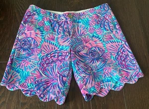 Lilly Pulitzer Shelleidoscopio DARCI MAGLIA PANTALONCINI smerlati donna taglia 2 - Foto 1 di 10