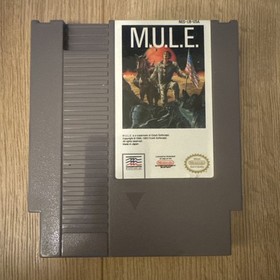 M.U.L.E. MULE Game Nintendo NES Cart Only 100% Authentic Tested & Working