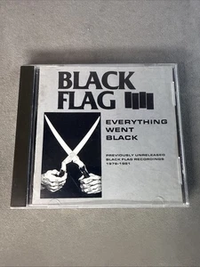 Black Flag - Everything Went Black (CD) SST-CD-015 - Picture 1 of 7