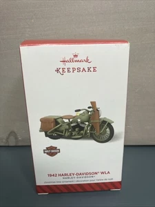 2014 Hallmark Keepsake Christmas Ornament Harley Davidson Motorcycle 1942 WLA  - Picture 1 of 6