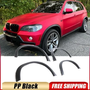 Para BMW X5 E70 2007-2013 Guardabarros Ancho Llamaradas Molduras Borde Rueda Ancha Arco 4 Piezas - Imagen 1 de 15