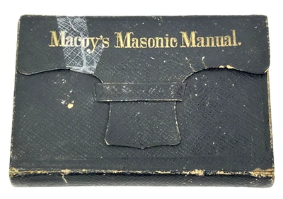 原版 1853 年梅西百货共济会手册 — 第 1/4 张图片