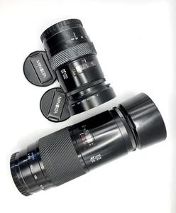 Minolta Maxxum AF 70-210mm F/4 Beercan 35-105mm f/3.5-4.5 Zoom Lens Sony A DDP - Picture 1 of 16