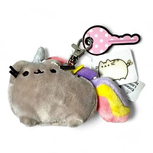 GUND Pusheenicorn Cat Plush Keychain 3" Stuffed Animal Accessory NON-RETRACTABLE - Picture 1 of 5