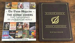 Menge 2 Die Zwiebelbücher Buch des bekannten Wissens & ikonische Cover, die verwandeln - Bild 1 von 4
