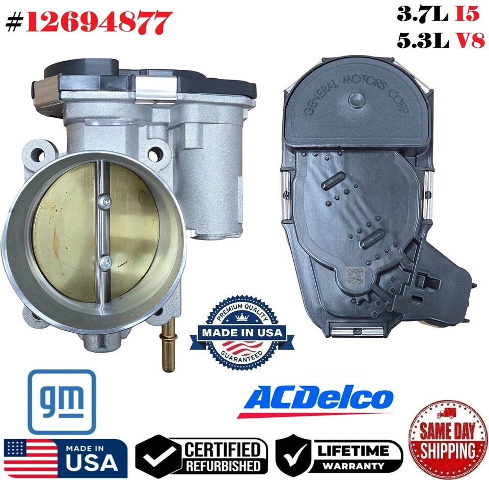 ✅ Cuerpo de acelerador AC Delco genuino para Buick Chevy GMC Hummer 2008-2012 # 12694877 Foto 1 de 1