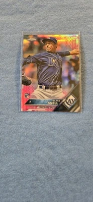 Blake Snell ROOKIE PINK REFRACTOR...2016 Topps Chrome Baseball - Image 1 of 2