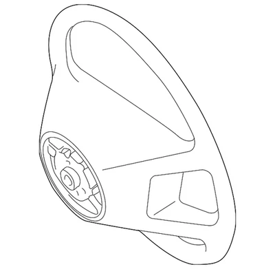 Genuine Mercedes-Benz Steering Wheel 6-6-27-1000 - Image 1 of 2