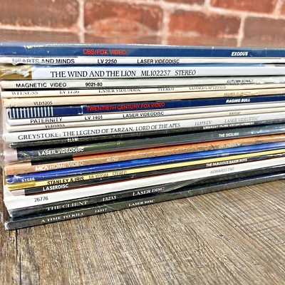 Large Lot of 19 LaserDisc Classic Films – Many New Sealed Titles - Image 1 of 4