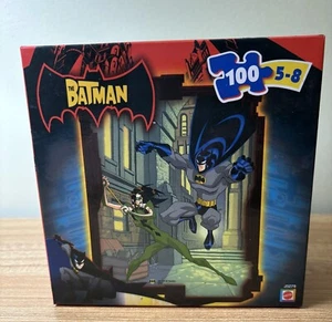 THE BATMAN 100 PIECE PUZZLE NEW IN BOX AGES 5-8 MATTEL 16.5" BY 11.25" - Picture 1 of 6