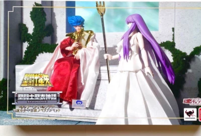 Экшн-фигурка Saint Cloth Myth Sun God Abel&Goddess Athena Saint Saiya BANDAI НОВАЯ - Изображение 1 из 4