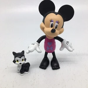 "Disney Minnie Mausfigur 6"" groß & Figaro Katze 2" - Bild 1 von 13