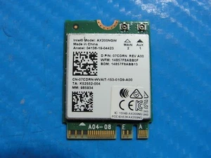 Dell Inspiron 14 7415 2w1 14" Oryginalny laptop Bezprzewodowa karta WiFi AX200NGW 7CDRN - Zdjęcie 1 z 2