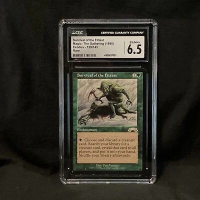 Survival Of The Fittest Exodus LP Ex/NM+ CGC (7021) Gr 6.5  Magic MTG - Image 1 of 2
