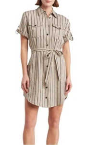 Abito Rag & Bone Roxanne Minidress Tanstripe Donna Medium Nuovo senza etichette - Foto 1 di 9