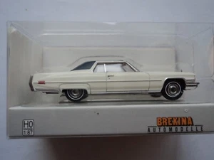 BREKINA 1972 CADILLAC DEVILLE WHITE HO 1/87 PLASTIC - Picture 1 of 3