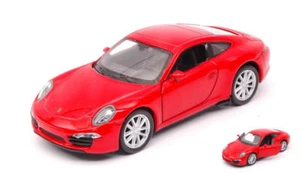 Porsche 911 (991) Carrera S Red 11cm Model 38513M WELLY - Picture 1 of 1