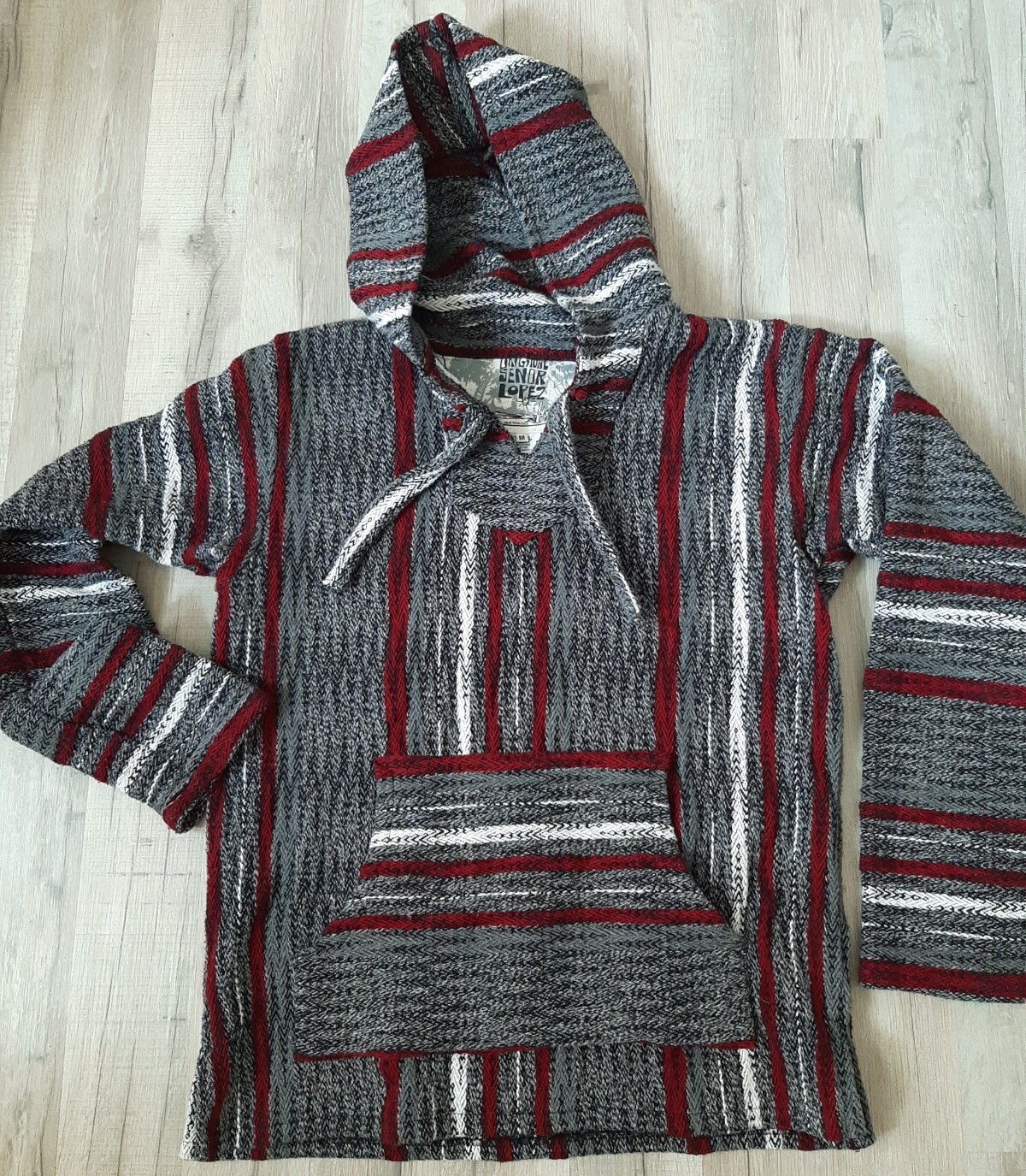 Vintage Baja Hoodie Festival Boho 