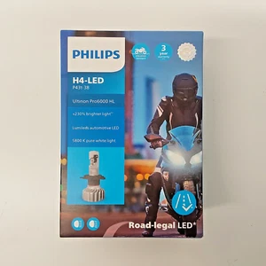 Return item! PHILIPS H4 5800K LED Ultinon Pro6000 HL motorcycles 11342U6000X1 - Picture 1 of 9