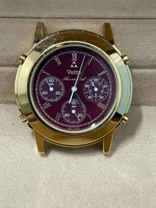 VETTA Chrono Allarm Swiss Made Plated Gold For Replacement not Working - Picture 1 of 3