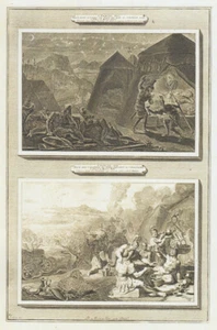 LIQUIDATION!! ANTIQUARIAN PRINT: HISTORY of OLD & NEW TESTAMENT - BOOK of SAMUEL - Picture 1 of 2