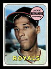 1969 Topps #258 Jackie Hernandez Kansas City Royals Vintage Baseball POOR Filler
