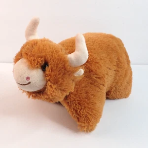 Pillow Pets PeeWees Bull with Horns Cow 12" Plush Stuffed Animal - Picture 1 of 8