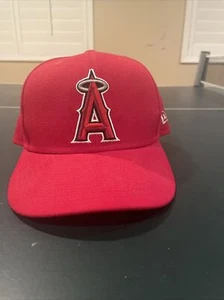 New Era 59Fifty Men's Cap MLB Los Angeles Angels of Anaheim Red Game Fitted Hat - Picture 1 of 7