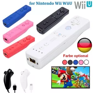 Nintendo Wii / U ORIGINALE 2 in 1 telecomando movimento più controller interno / Nunchuk - Foto 1 di 35