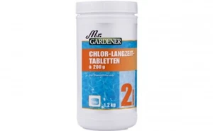 Mr. GARDENER Chlor - Langzeit Tabletten 1,2 KG 0505702MG - Bild 1 von 3