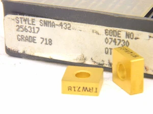 NEU ÜBERSCHÜSSIG 10 STK. RTW SNMA 432 GRADE: 718 HARTMETALLEINSÄTZE - Bild 1 von 1