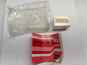 NOS 1973 Honda Z50A K4 Mini Trail OEM Owner's Owners Manual Opt. Throttle Slide - Picture 1 of 19