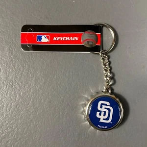San Diego Padres Keychain Bottle Opener Blue White Team Logo Sports MLB Baseball - Picture 1 of 24
