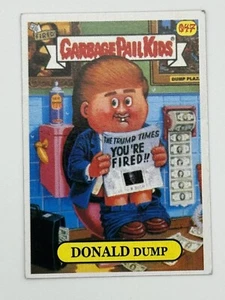 Garbage Pail Kids DONALD DUMP #047 Nuevas Cartas Colombian Foreign GPK RARE - Picture 1 of 2